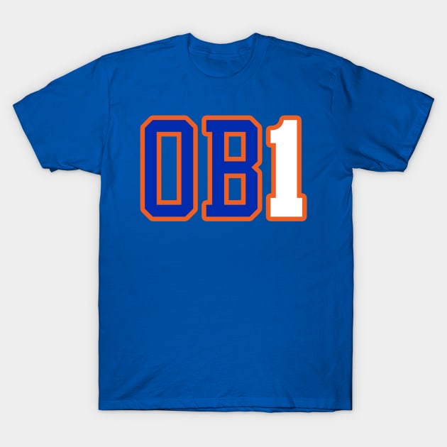 Obi Toppin - 'OB1' - New York Knicks (BLUE) T-Shirt by ny_islanders_fans